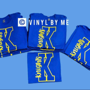 Blue & yellow knights tee