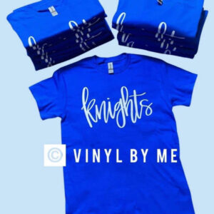 Blue & white knights tee