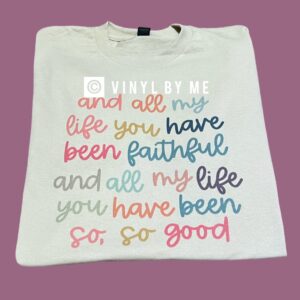 Tan all my life tee