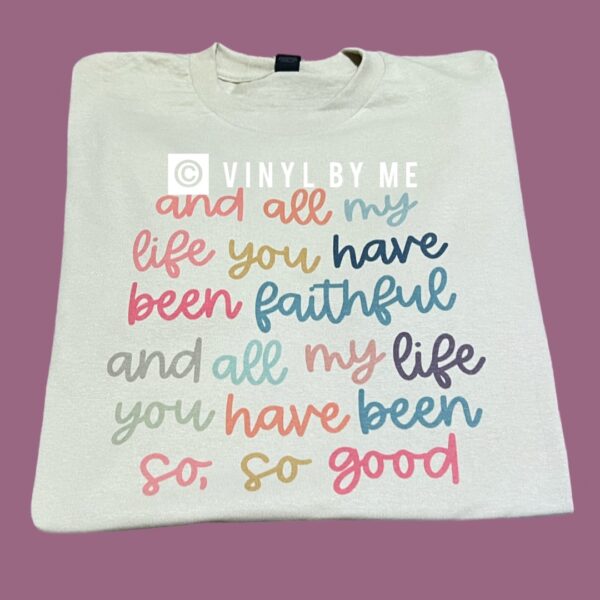 Tan all my life tee