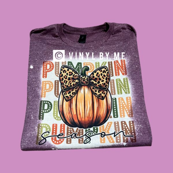 Leopard pumpkin season tee