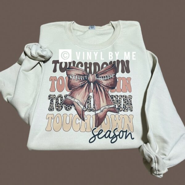 Tan Touchdown season sweatshirt