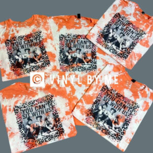 Acid washed you can’t sit with us tee