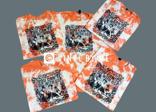 Acid washed you can’t sit with us tee