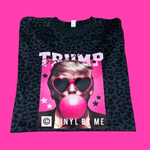 Leopard Trump bubble tee