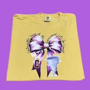 Let’s go Canes gold comfort color tee
