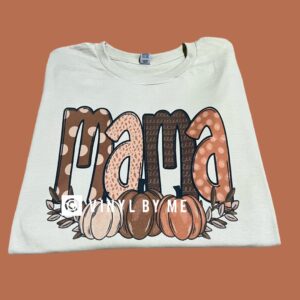 Tan Mama pumpkin tee