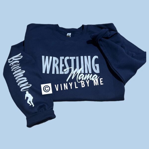 Navy wrestling Mama custom sweatshirt