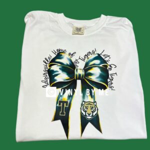 Home of the Tigers white comfort color tee