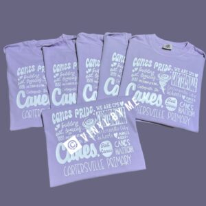 Cartersville primary comfort color tee