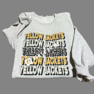 Stacked Yellow Jackets Sweatshirt