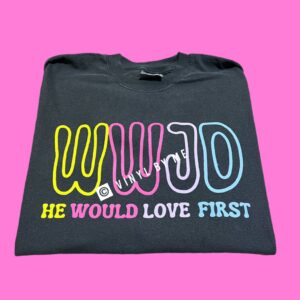 Comfort color WWJD tee