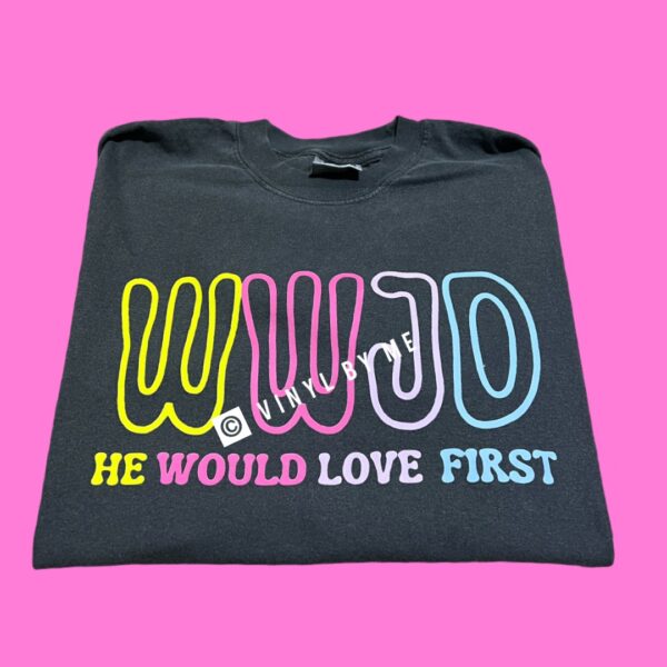 Comfort color WWJD tee