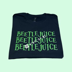Beetlejuice black tee