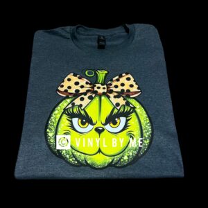Dark gray grinch tee