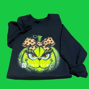 Black Grinch face sweatshirt