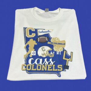Cass colonels state football tee