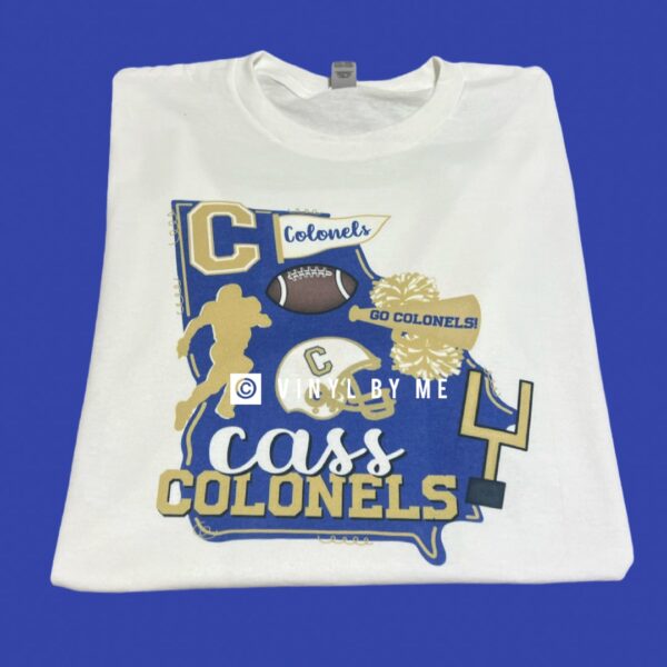 Cass colonels state football tee