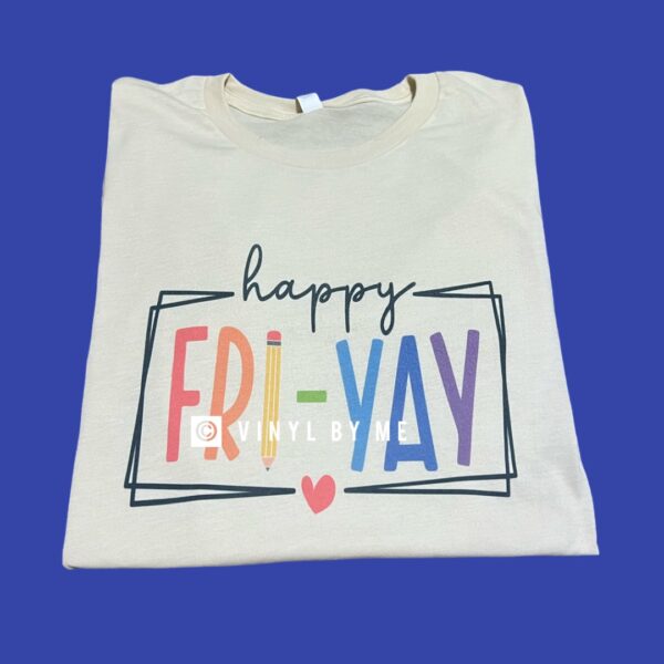 Cream Fri-yay tee