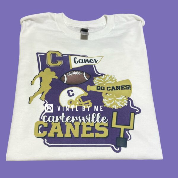 Canes state football tee