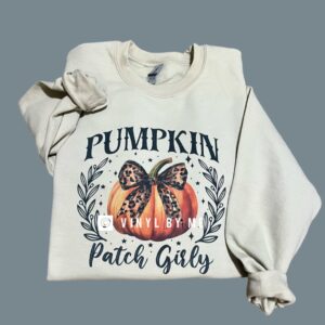 Tan pumpkin patch girly sweatshirt