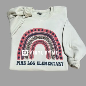 Tan pine log elementary sweatshirt