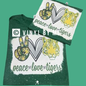 Green peace love tigers