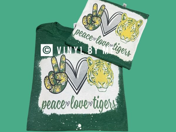 Green peace love tigers