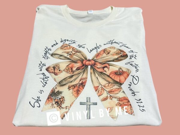 Pumpkin she is clothed on a Bella canvas tee!!