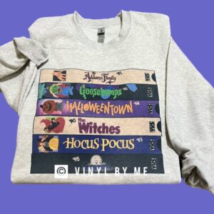 VHS spooky sweatshirt