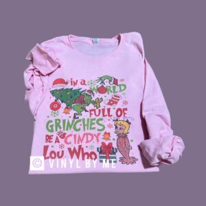 Pink longsleeve Cindy Lou
