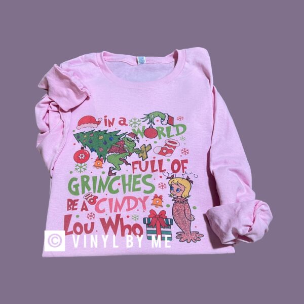 Pink longsleeve Cindy Lou