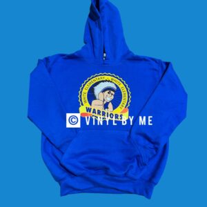 Warrior blue hoodie