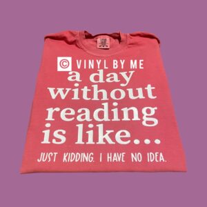 Watermelon comfort color a day of reading tee
