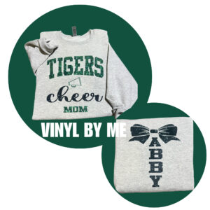 Tiger cheer mom sweatshirt