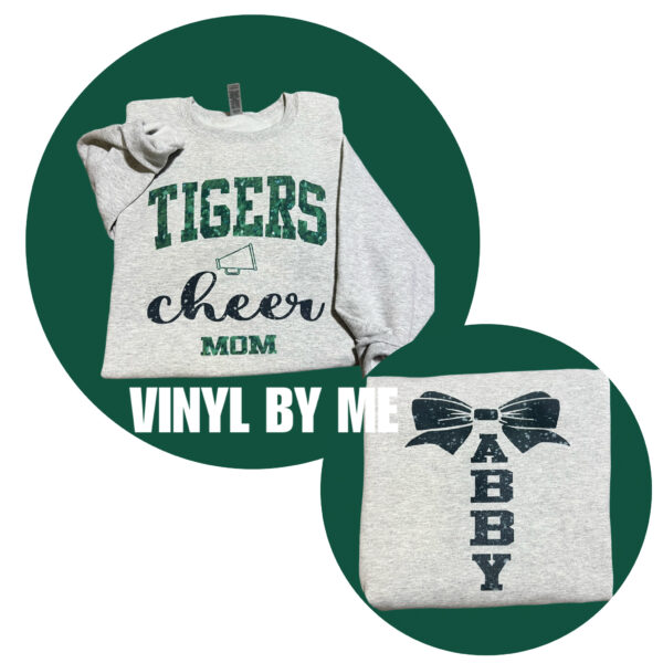 Tiger cheer mom sweatshirt