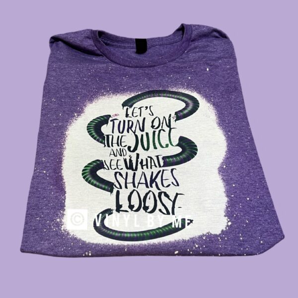 Let’s turn on the juice tee