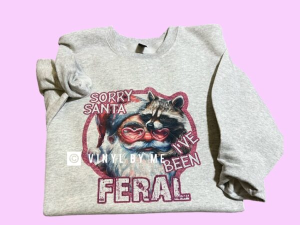 Feral Santa sweatshirt