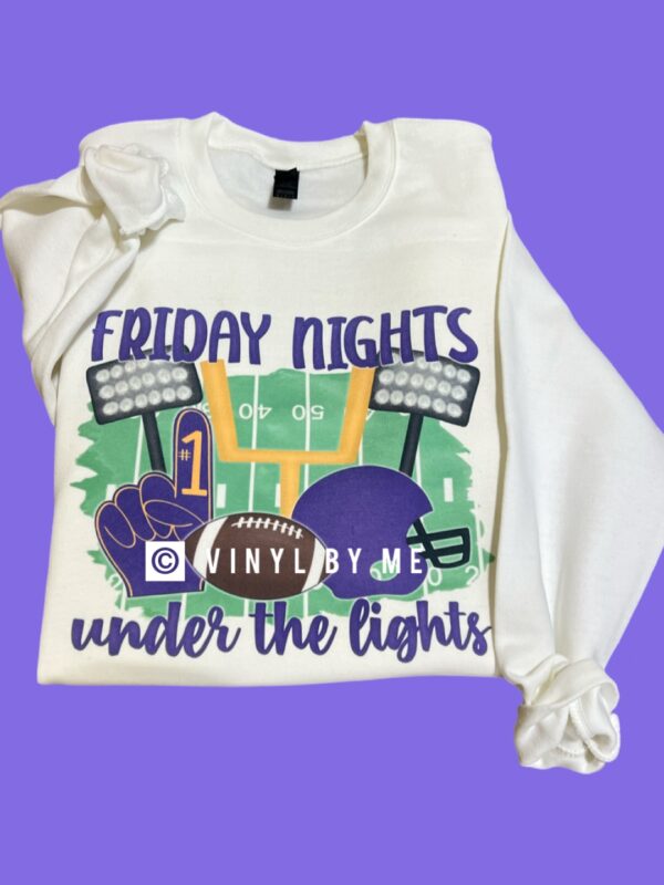 Friday night under the lights white sweatshirt