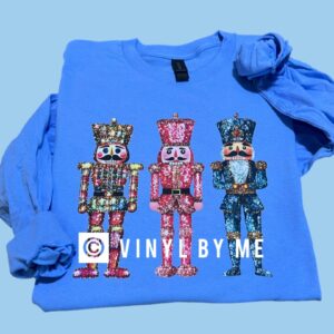 Blue longsleeve nutcracker tee