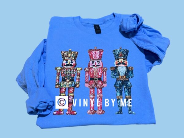 Blue longsleeve nutcracker tee