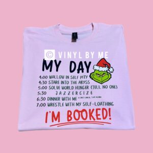 Pink I’m booked tee