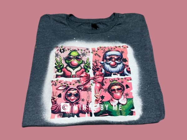 Christmas peace bubble tee