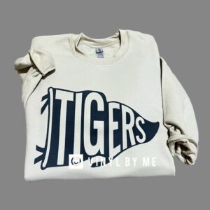 Tan tigers flag sweatshirt