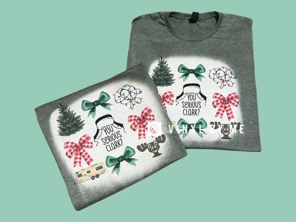 Green bleached are you serious Clark tee