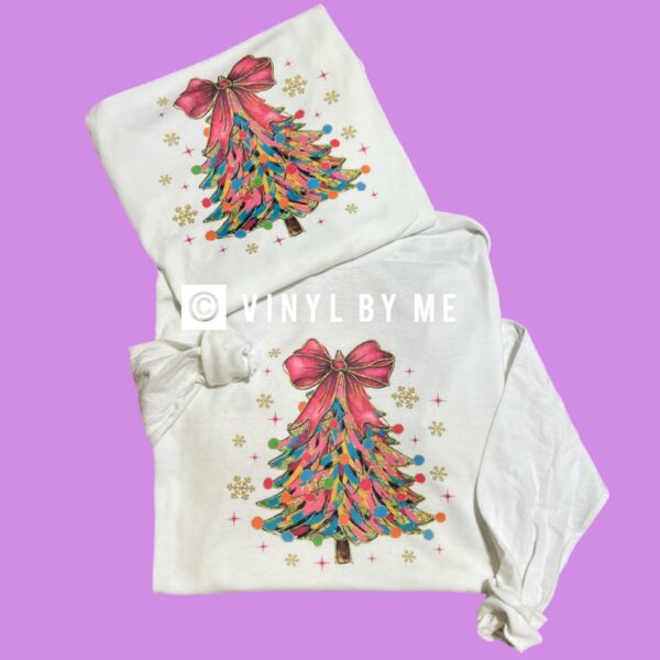 Longsleeve pink colorful tree