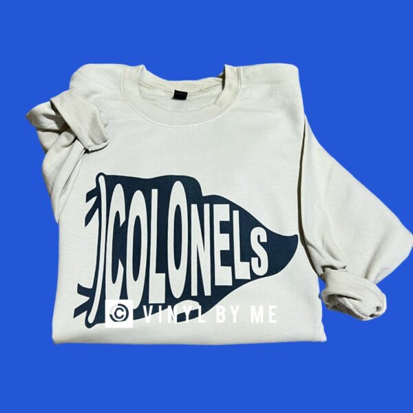 Tan Colonels flag sweatshirt
