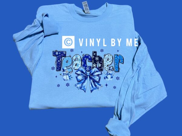 Longsleeve blue teacher tee