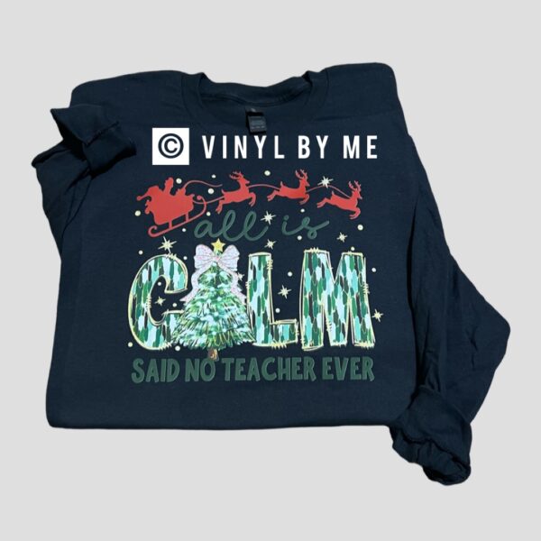 All is calm black longsleeve