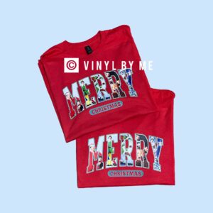 Red Merry Christmas tee